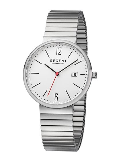 F-1351 Regent Herrenuhr Quartz Edelstahl mit Zugband