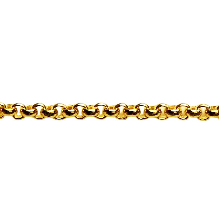 33164-2 Erbsmuster-Armband Gelbgold 585/000