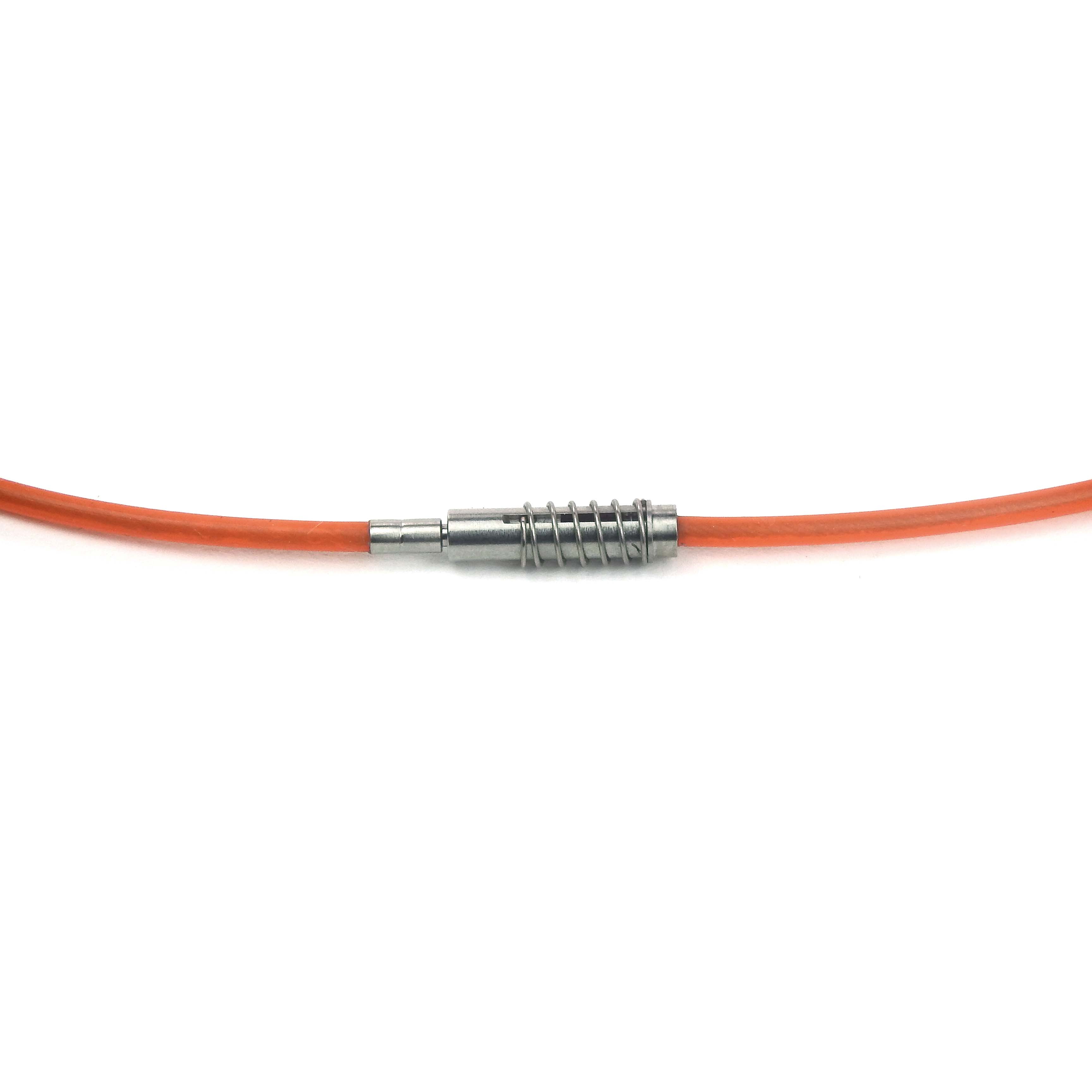 Bunz-Schnur orange Silikon