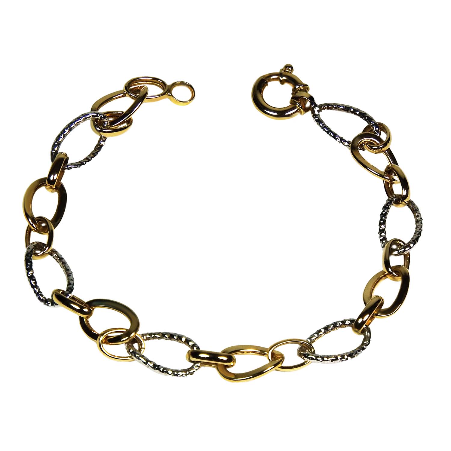 32862-1 Armband Gelbgold und Weißgold 585/000 in Bicolor-Optik