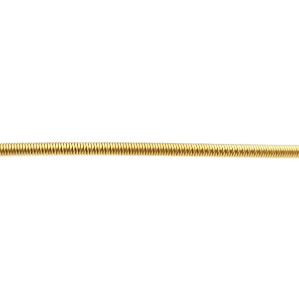 Flexibler Omega-Halsreif 1,4 mm, Gelbgold 750/000, Doppelclipschließe
